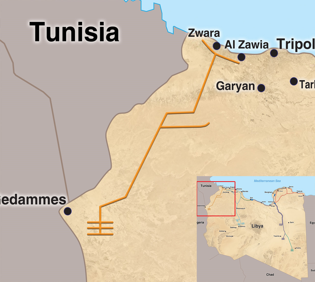 Ghadames - Zwara - Azzawiya